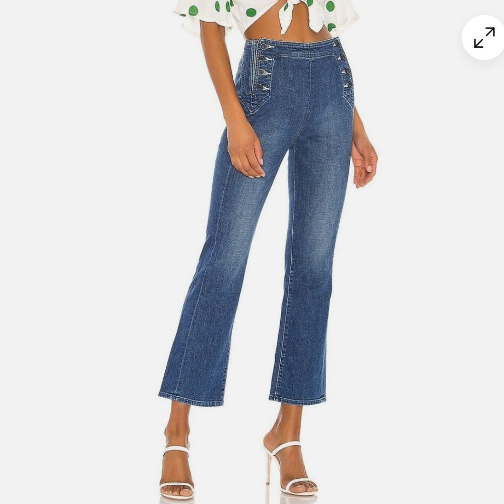 NWT MOTHER The Sailor Tripper in Three Little Ships Size 32